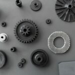 3d printed objects on the table in the laboratory nxudsw5 (1)